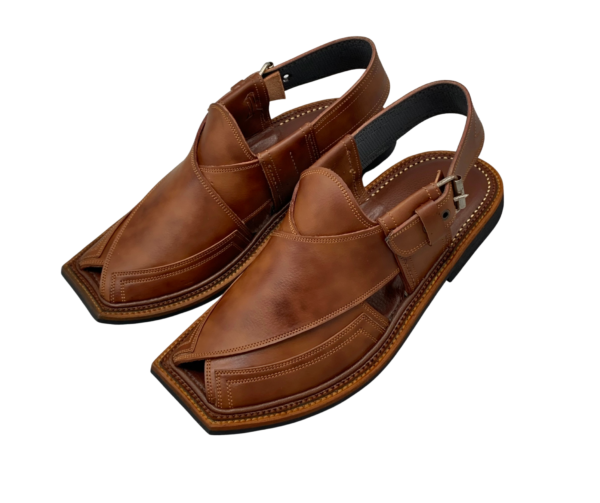 Premium Double Gear Takidar Cut Shape Double Shade (Two- Tone) - Image 3